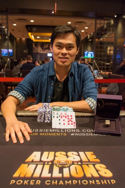 James Chen beim PLO vor einigen Tagen 1. EVENT TWO RECAP WINNER James Chen