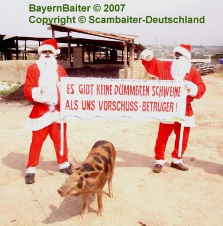 Ein weiteres Beispiels eines erfolgreichen Konter-ScamsCopyright: scambaiter-deutschland Nigeria