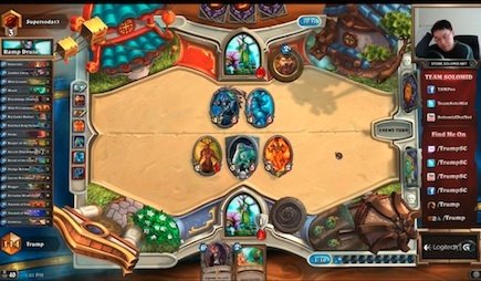 Hearthstone-Streamer Trump