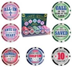 Jesus war All-In für uns? Faith Poker Chips