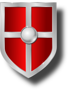 Schild: Protection beim Poker