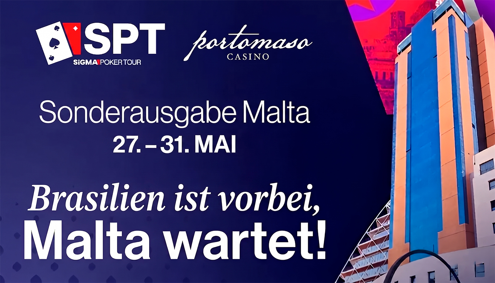 SiGMA Poker Tour Malta