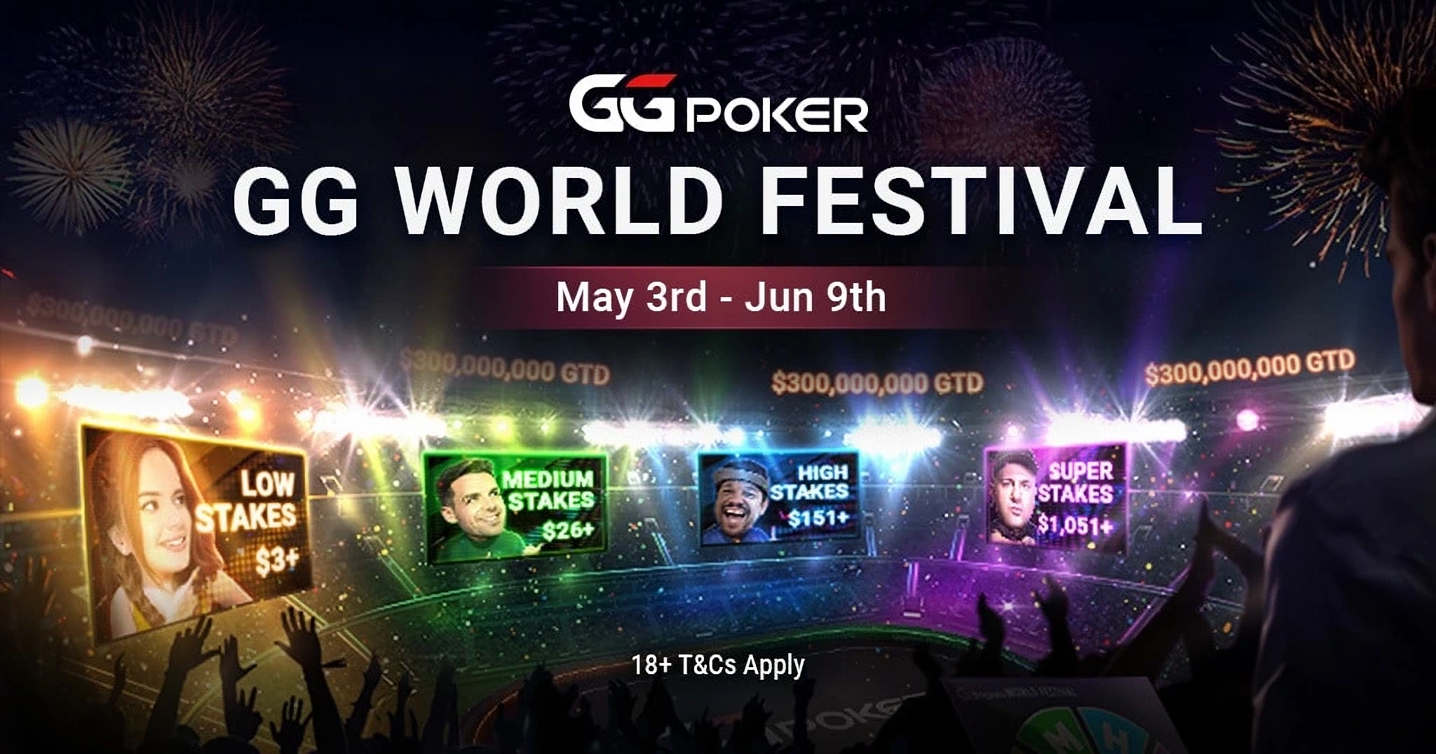 GGPoker legt nach: GG World Festival 2026 mit $300 Millionen Garantie angekündigt