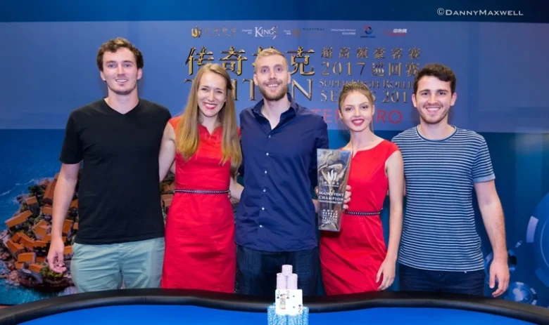 Manig Loeser bei der Triton Poker Super High Roller Series in Montenegro