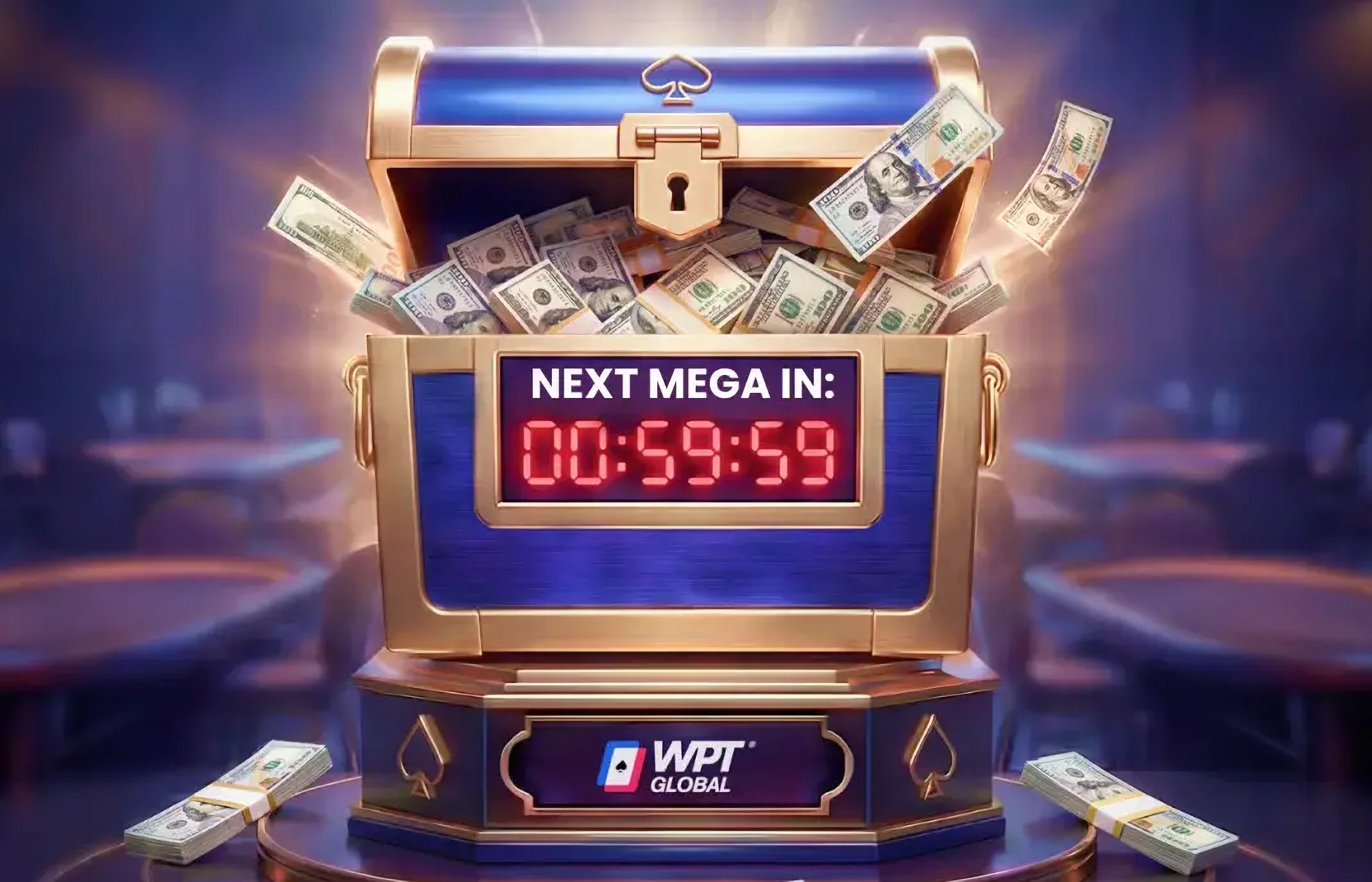 Im Mai 2026 führte WPT Global die tägliche Turnierserie MEGA HOUR ein, um das reguläre MTT-Angebot zu erweitern.