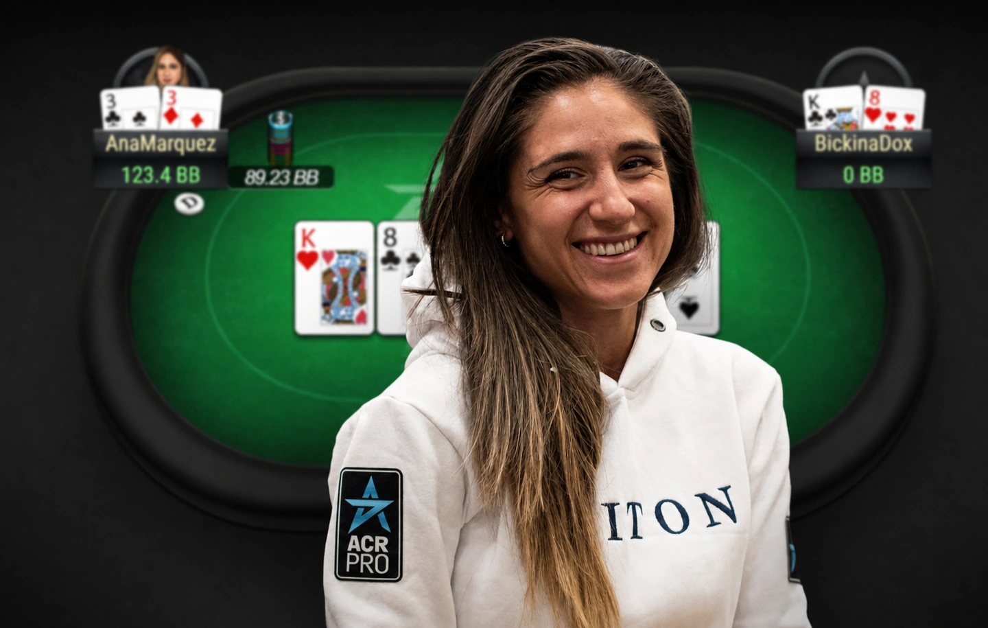 Ana Marquez setzt online ein Ausrufezeichen und gewinnt als ACR Poker Pro im eigenen Pokerraum einen prominenten Sunday-Titel.