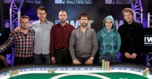 Der sechsköpfige Final Table Der sechsköpfige Final Table