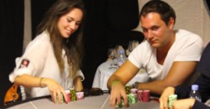Liv Boeree und Tobias Reinkemeier bei der PPT Liv Boeree und Tobias Reinkemeier bei der PPT