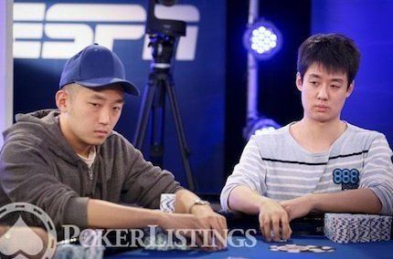 Andy Lee und Aaron Lim im Heads-Up Andy Lee und Aaron Lim