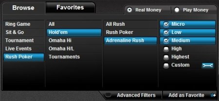 Standard View lobby_filters_standard