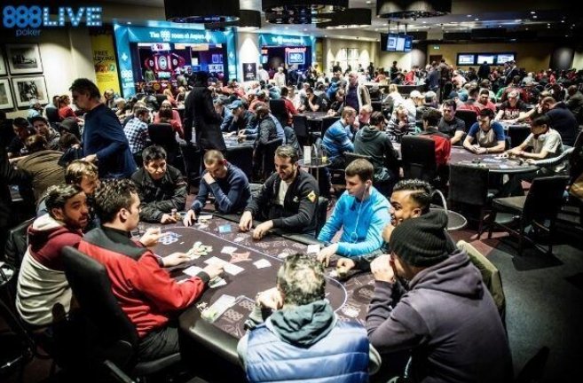 Der 888Live Turniersaal im Aspers Der 888Live Turniersaal im Aspers