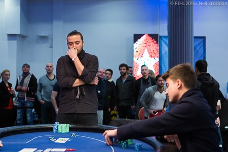 Gilles Bernies kämpft gegen das polnische Wunderkind, Bildquelle: PokerStars.com Gilles Bernies kämpft gegen das polnische Wunderkind