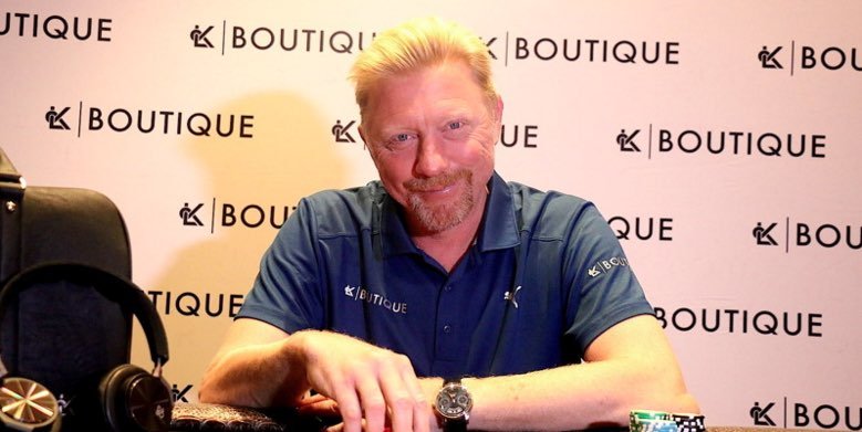 Boris Becker – ganz ohne PokerStars in einem Turnier Boris Becker Aussie Millions 2016