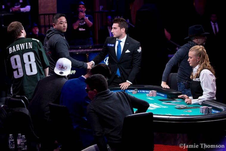 Patrick Chan fliegt schon in der zweiten Hand des Tages raus, Quelle: WSOP.com Patrick Chan fliegt schon in der zweiten Hand des Tages raus, Quelle: WSOP.com