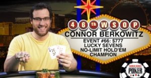 Connor Berkowitz gewinnt das Lucky Sevens Connor Berkowitz gewinnt das Lucky Sevens