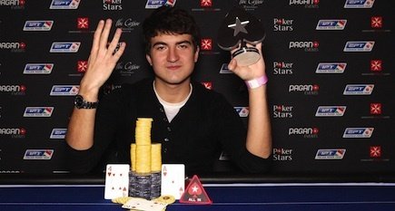 Dzmitry Urbanovich bei seinem vierten EPT-Malta-Side-Event-Sieg Dzmitry Urbanovich