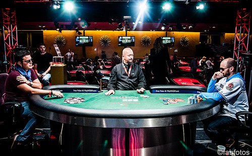 Richard Gryko und Mike Leah im Heads-Up Richard Gryko und Mike Leah im Heads-Up