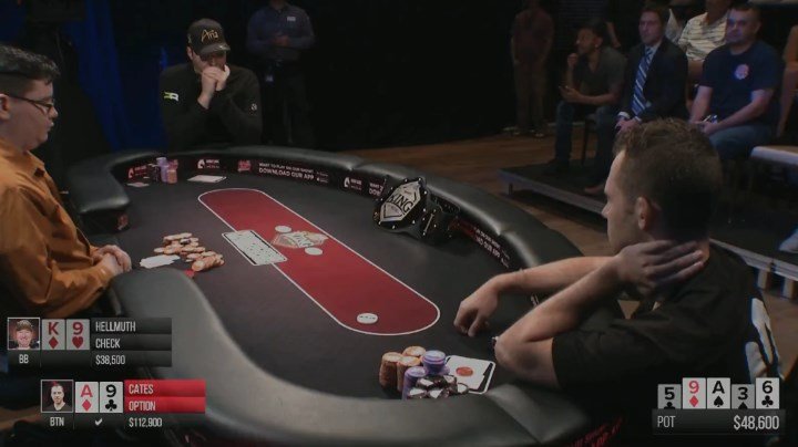 Hellmuth und Cates im Finale HellmuthundCates