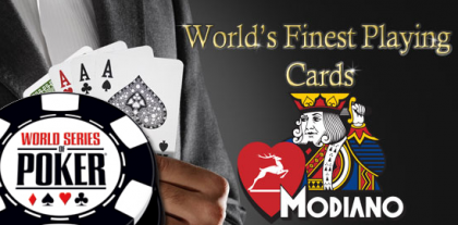 Modiano liefert die Karten für die WSOP 2015 Modiano liefert die Karten für die WSOP 2015