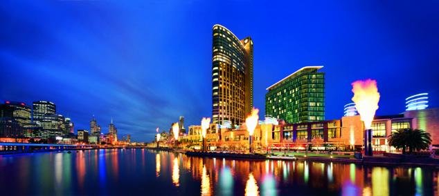 Crown Casino in Melbourne Optimized NWM Crown Melbourne Night Time