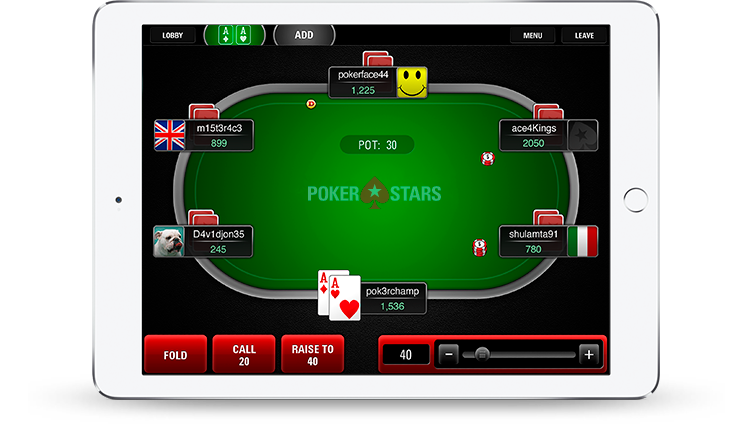 Mobile Ansicht PokerStars Mobile