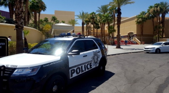 Polizeipräsenz in Vegas PoliceCarVEgasPot