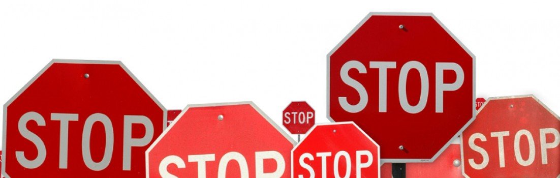 Netzsperre für Online-Casinos in der Schweiz Stoppschild