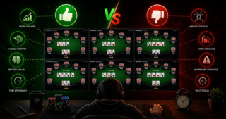 Pros und Contras von Multi-Tabling im Poker