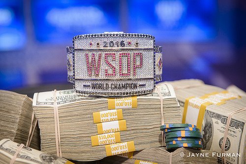 Traum vom Titel bracelet champion du monde de poker 2016